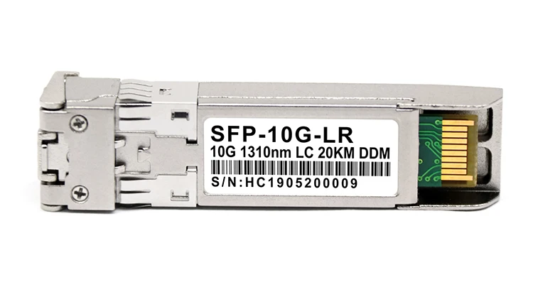 LC Single mode dual fiber Optic transceiver 10g 20km sfp module price