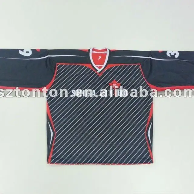 Mens club wear training custom dye hockey shirts