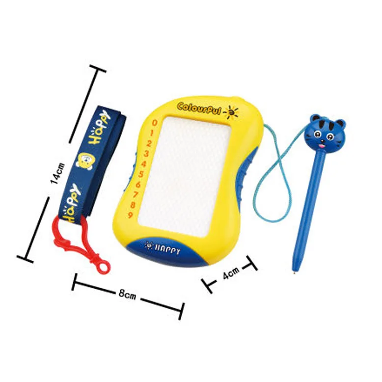 Kids Drawing Toy Cartoon Colorful Erasable Magnetic Writing Board with Pen