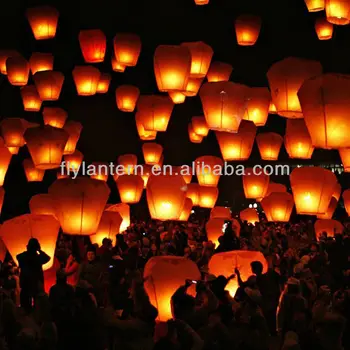 Wholesale Flying Chinese Sky Lanterns Biodegradable For Wedding