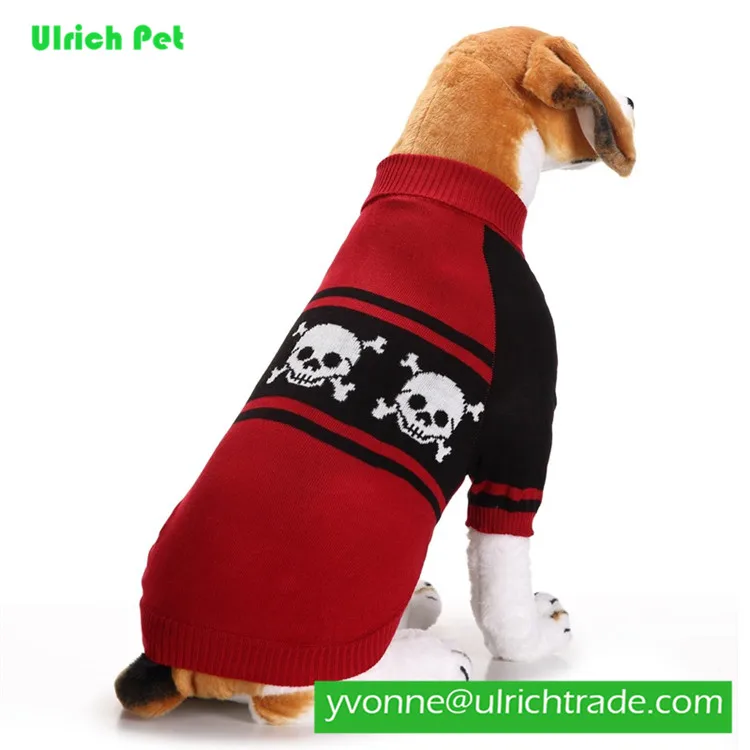 Kr104 Halloween Skulls Fashion Xxl Dog Sweater Pet Clothes Buy Xxl