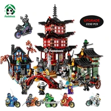 Ninja Upgrade Version Super Large Temple of Airjitzu Ninjagoes 2250pcs Building Toy Blocks Set Bricks Compatible