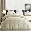 healthy Anti-Dustmite Pale yellow duck down alternative comforter 100%