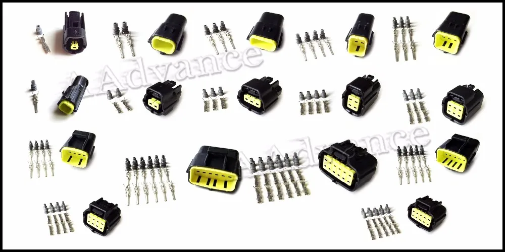 Amp Multilock 070 040 2 Pin Male Motorcycle Connector For Harley