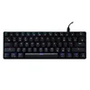61-Keys Wired Lighting Switch Gaming Mechanical Keyboard