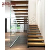 Solid wood pedal villa staircase export direct