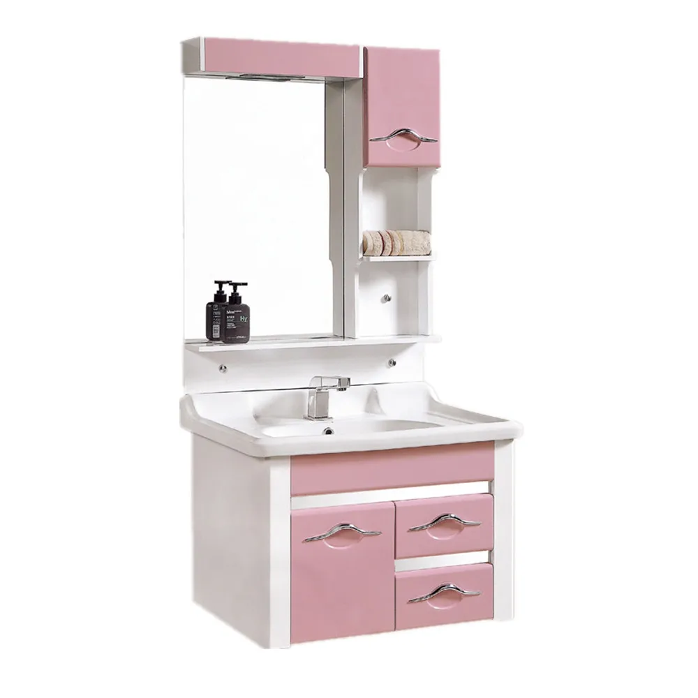 Wall Mounted Waterproof Pvc Classic Bathroom Cabinet Buy Pvc