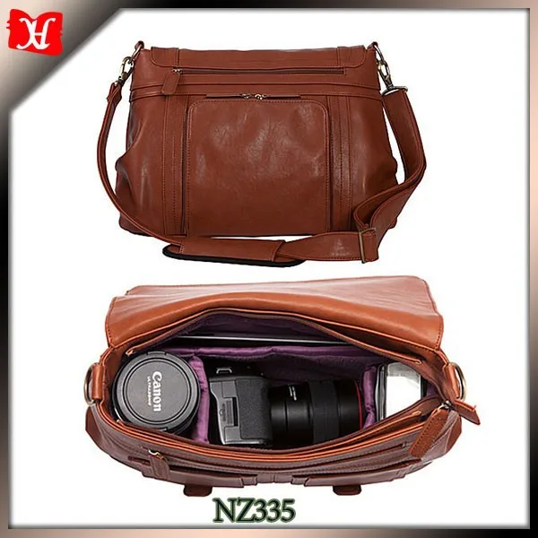 Betere Lady Shoulder Leather Camera Bag With Removable Padded Insert AB-95