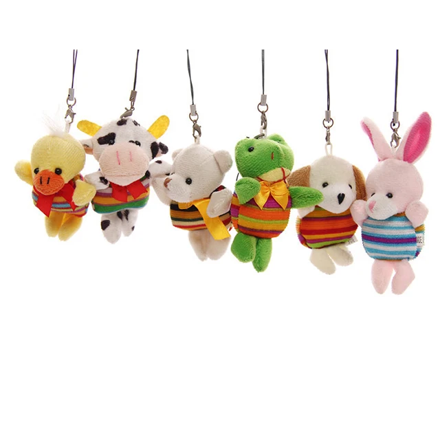 tiny stuffed animal keychains