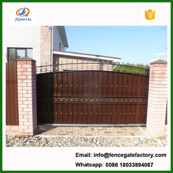 Wrought Iron Residential Swing Driveway Gate New Design Buy Wrought Iron Residential Swing Driveway Gate New Design Driveway Gate Canopy