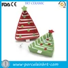 Tree shaped ceramic candy dish christmas tree-shaped gift
