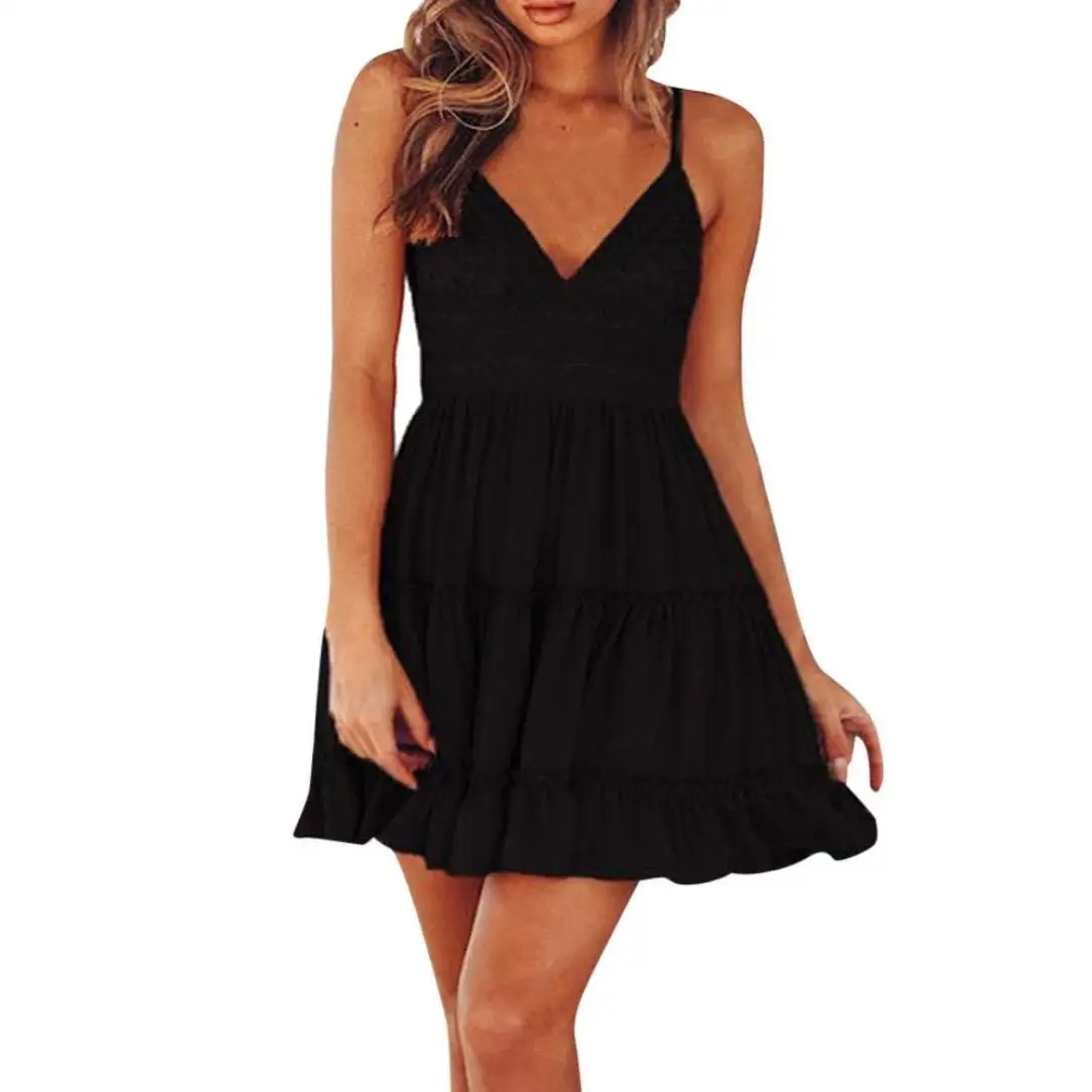black flowy dress with sleeves