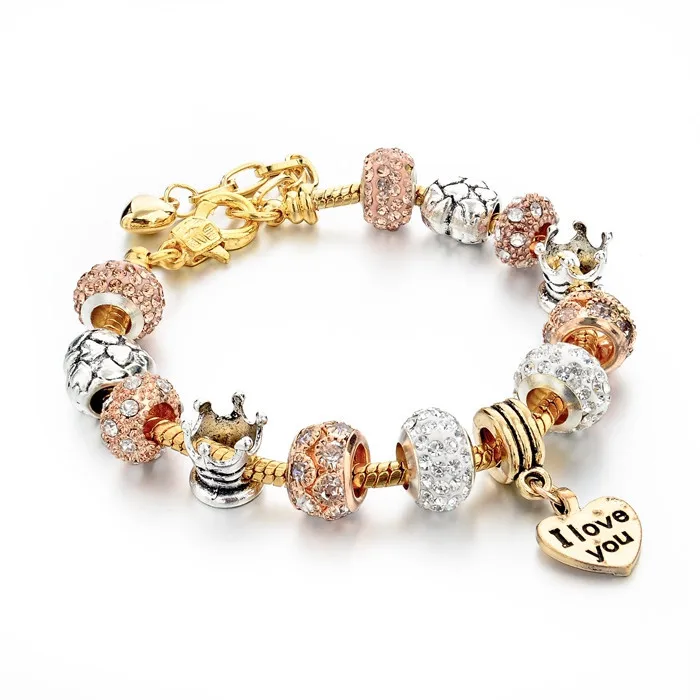 Pandora Crystal Beads Women Charm Bracelets Bangles Ken 925 Sterling Silver Jewelry Murano Crystal Beads Fit Pandora Bracelets For Women Friendship Charm