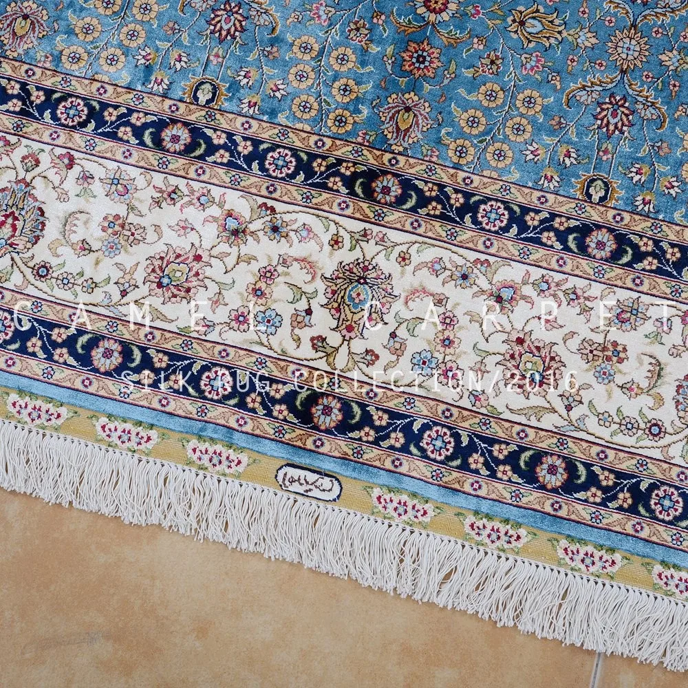 Rug Hereke Eslimi Pattern Hand Knotted Silk Rugs And Carpets Made In