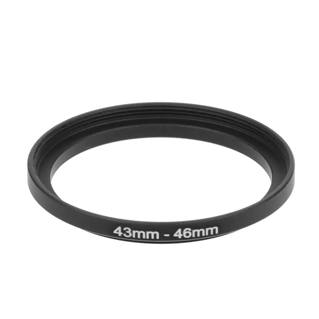 SNT 58-46mm Step-Down Adapter Ring Metal Stepping Rings Lens Filter Ring 58mm Lens to 46mm Adapter Camera Accessory for Canon Nikon Sony Sigma Tamron DSLR Cameras
