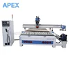 2040 Tilting Head Cnc Router Machine 4 Axis SYNTEC Controller With Circular Automatic Tool Change