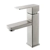 Wholesale square stainless steel basin mixer tap