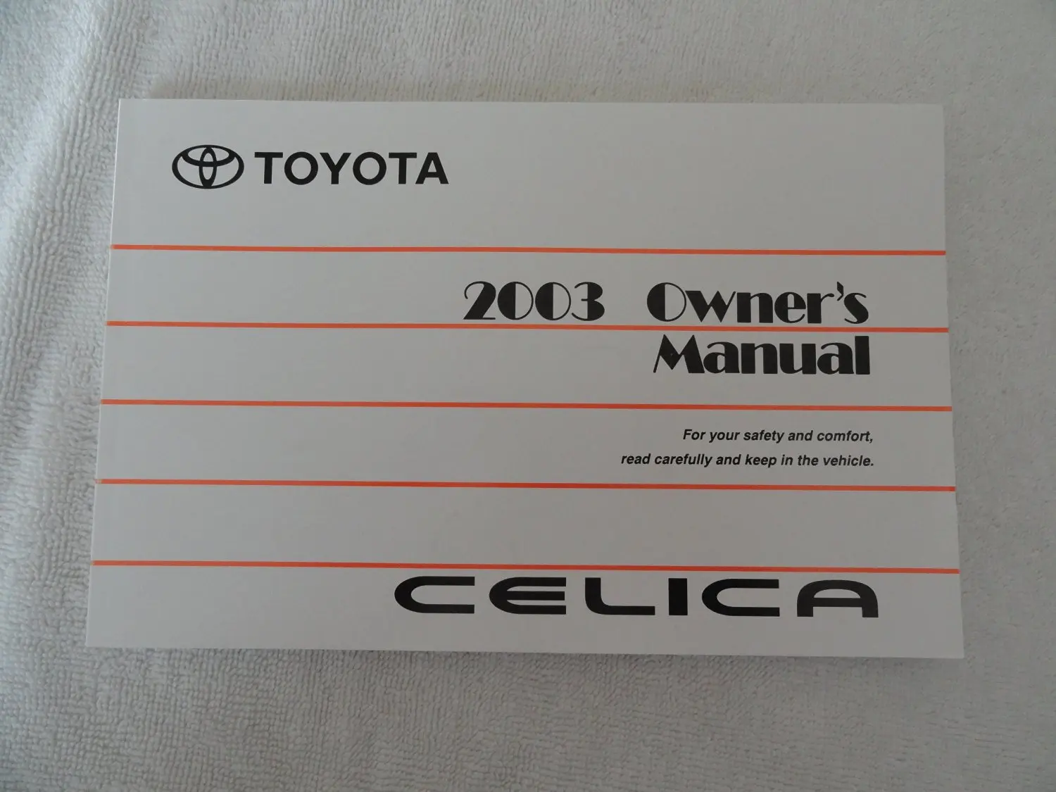 1996 toyota celica owners manual