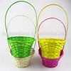 Cheap round wicker fruit basket gift basket with handle