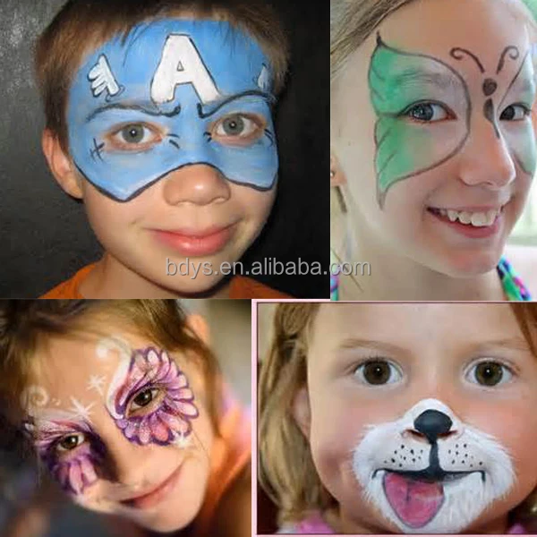 Uv Fluorescent Face And Body Paint,Washable Nontoxic,Uv / Reactive