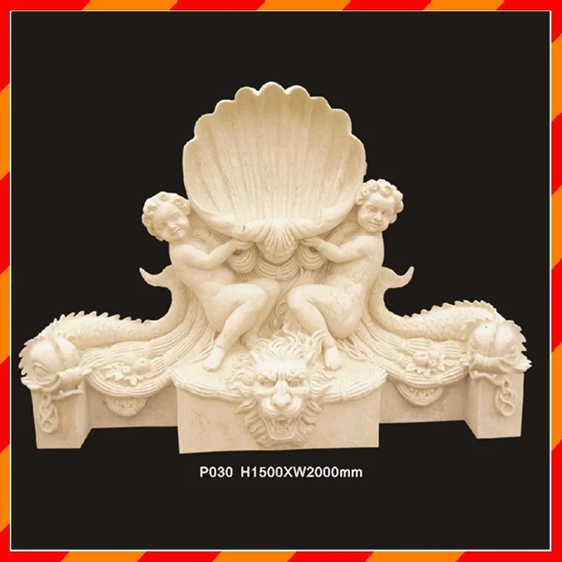 Top Quality Landscaping Waterproof Concrete Angel Water Fountain For