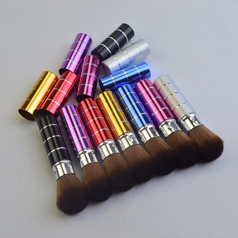 Cosmetic Promotion Gift Retractable Makeup Brushes Powder Cosmetic