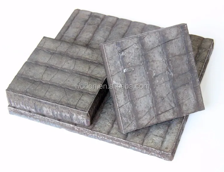 Wodon manufactured wear resistant hardfacing plate with alloy welding layer