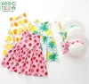 2019 New Girls Dresses Summer Fashion Toddler Kids Baby Girls Fruit Printing Sleeveless Clothes Party Dress 0-4Y
