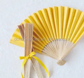 personalized paper folding fans