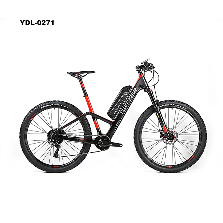 carbon fiber electric mountain bike