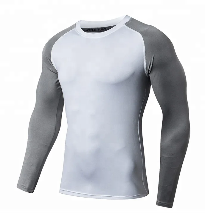 China Manufacture Wholesale Cheap Custom Quick Dry Rash Guard Surf Compression Shirt For Men