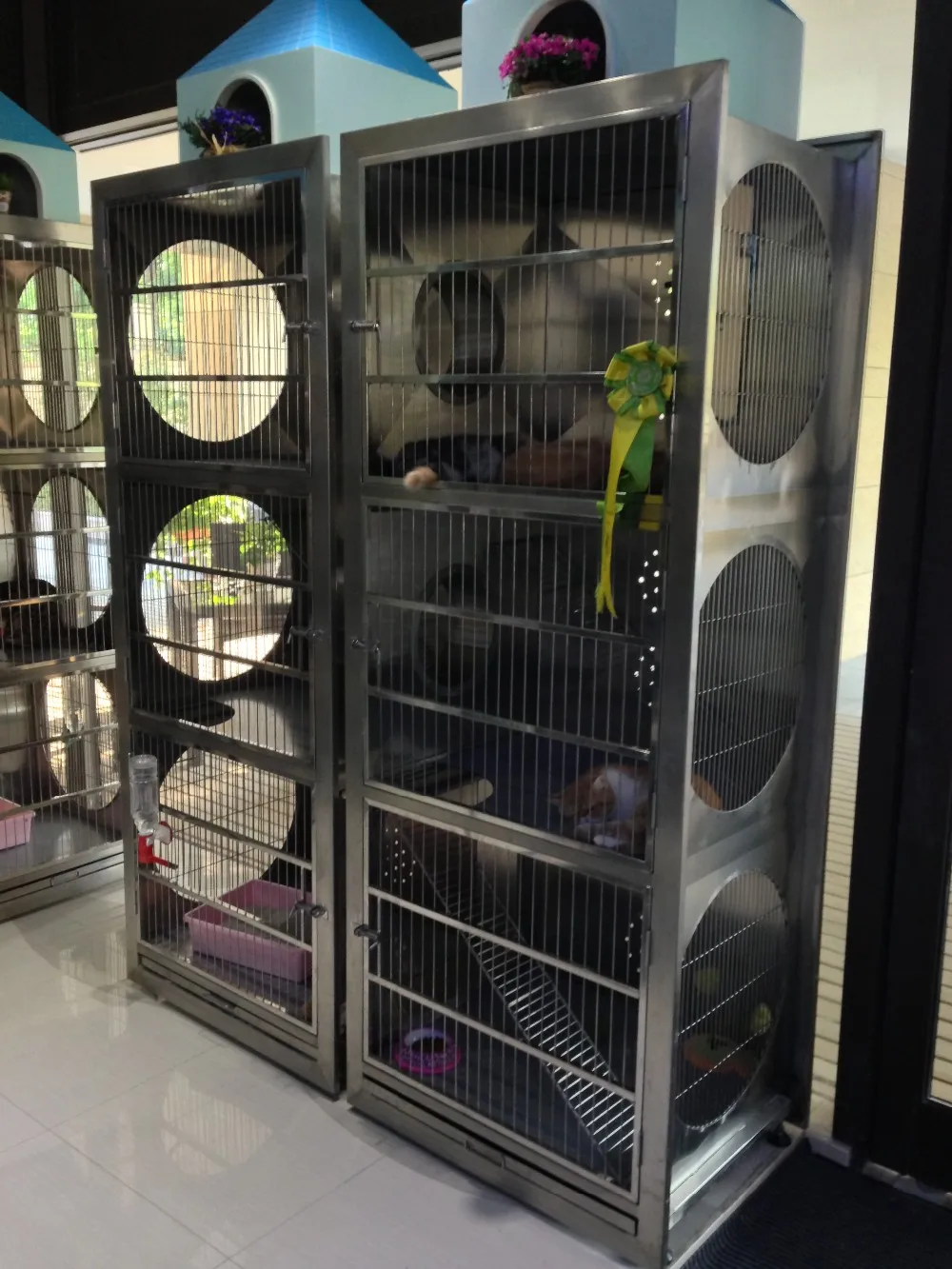 Ka508c Double Layer Breeding Cat Cage For Sale Cheap Stainless Buy