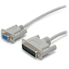 10-Feet Cross Wired DB9 to DB25 Serial Null Modem Cable