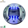 circular solar led cat eye embedded road stud with GPS signal can flash Synchronously