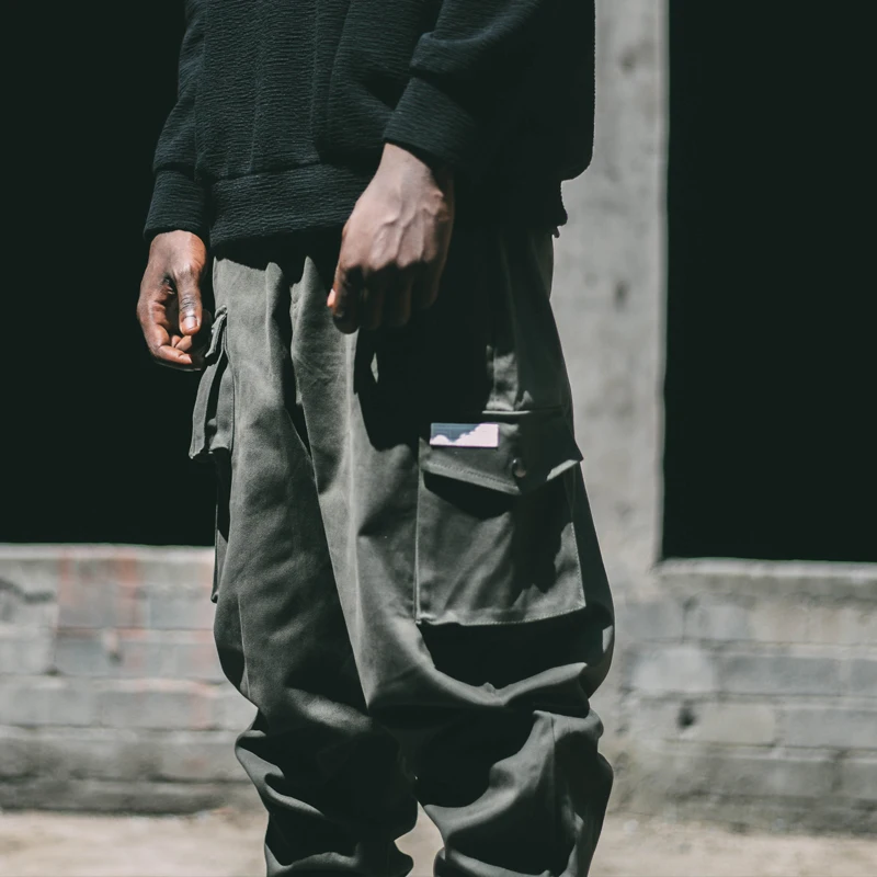 skinny tapered cargo pants