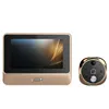 Home front door security wireless cctv door camera and doorbell with 5" LCD monitor