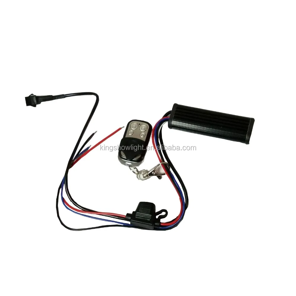 Motorcycle Lights Kit LED RGB 18 Color Remote + Control Module with  Brake Function