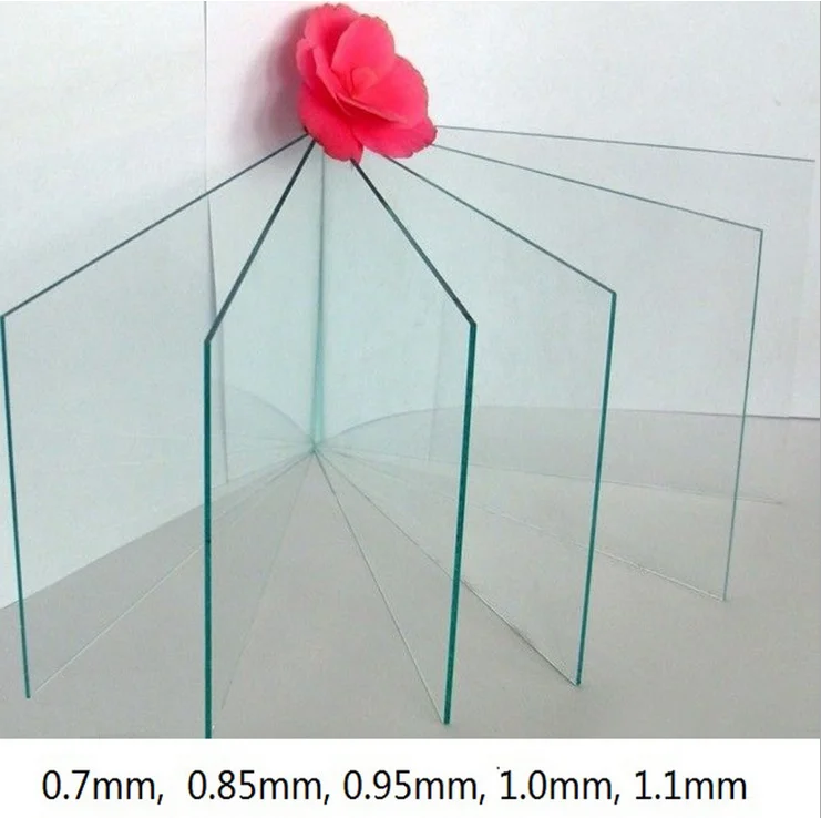 1mm,1.1mm,1.3mm Ultra Thin Glass Sheet/1.7mm,2mm Sheet Glass/ultra