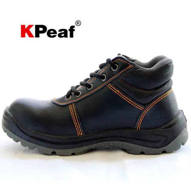 Genuine Leather Breathable And Leisure Steel Toe Cap Safety Work Shoes