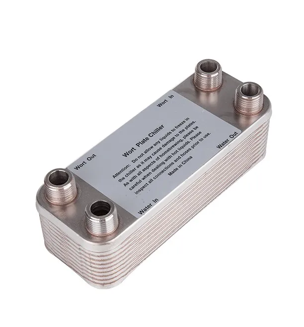 4"x2.9" heat exchanger home brewing beer wort chiller