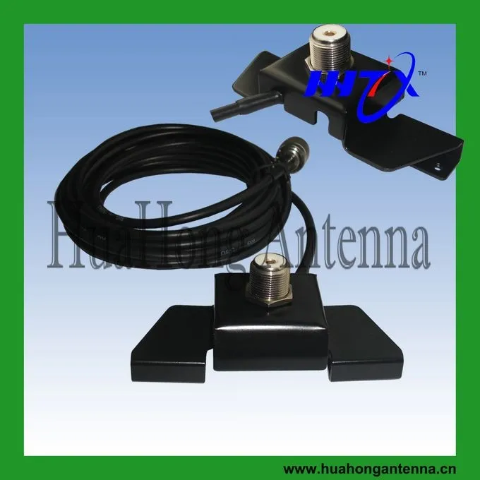 Black Car Roof Antenna Mount,Trunk Lid,Hatchback Mount Bracket For