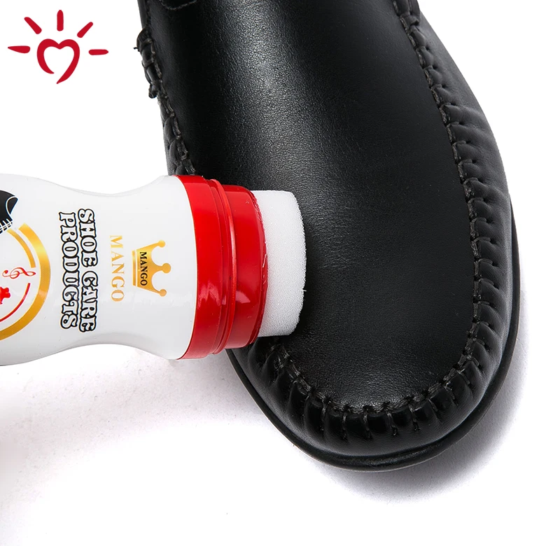 Emulsifying wax shine cleaner shoe polish custom shoe cleaner with applicator