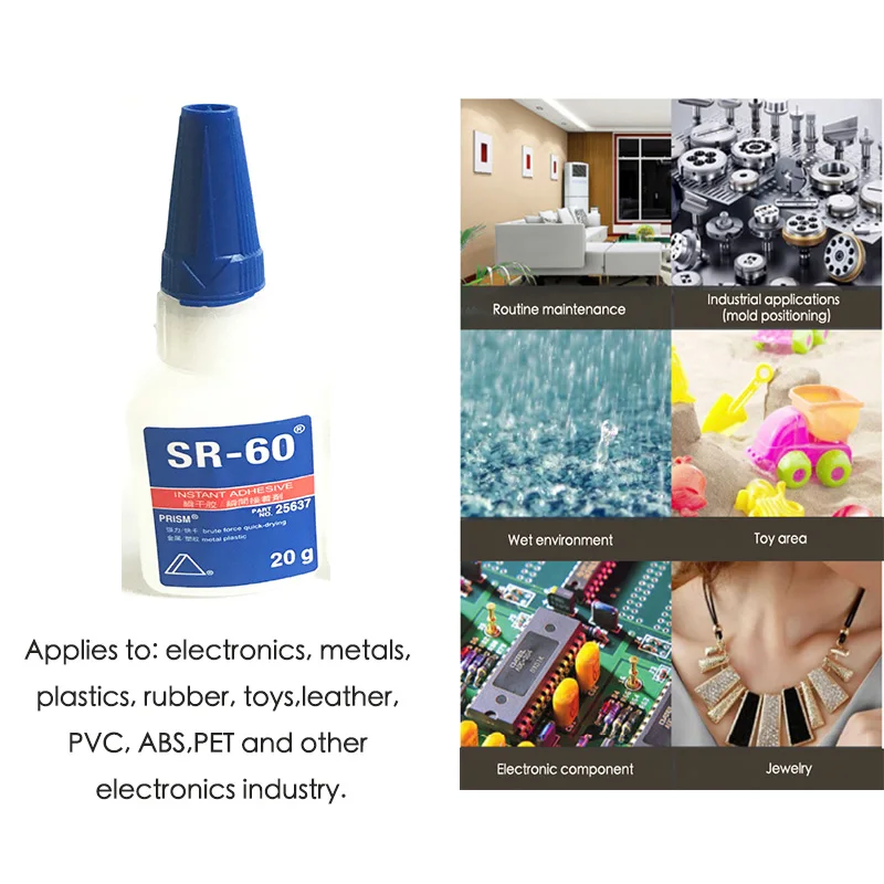 Best Quality Not degumming 502 cyanoacrylate adhesive super glue