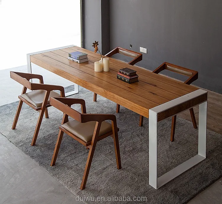 Custom Conference Room Rectangular Table Solid Wood Veneer Office