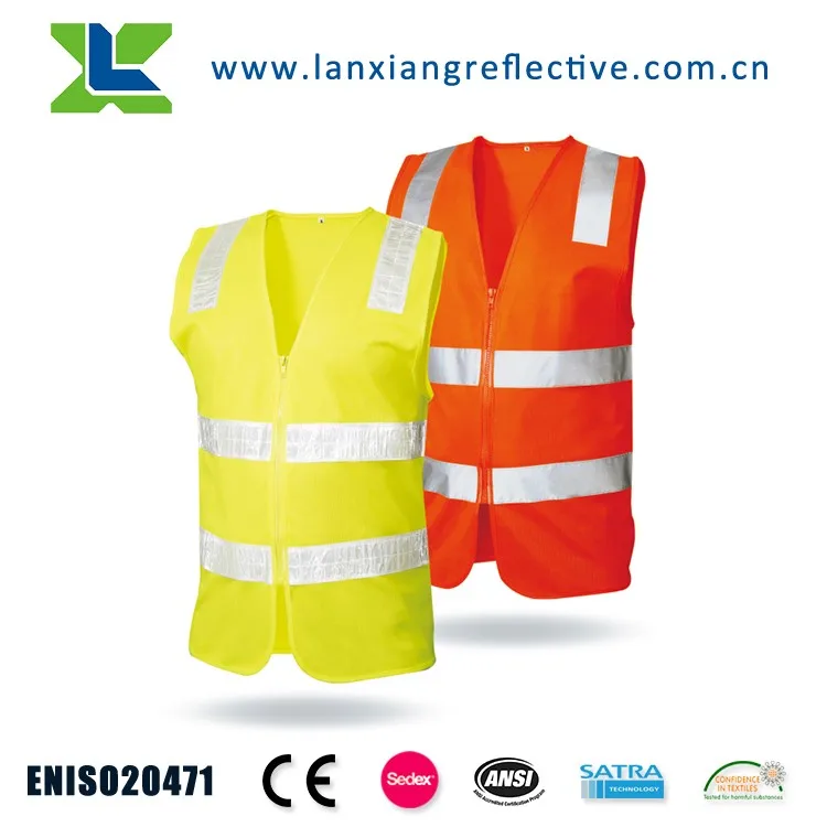 Lx607 Pvc Reflective Tape Vest Road Safety Vest Life Jacket,Firefighter