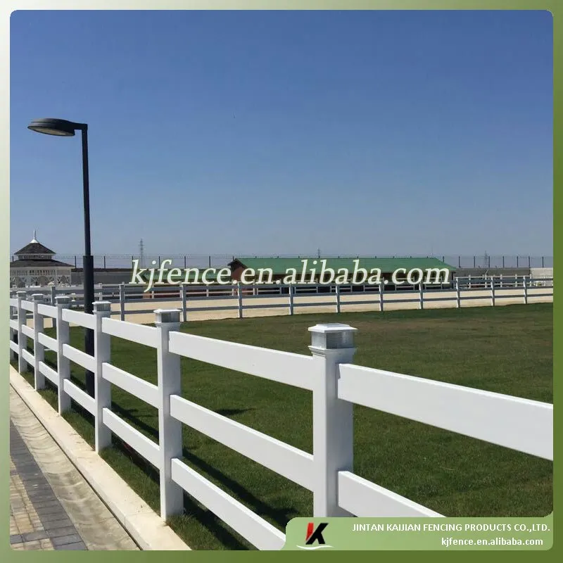 Plastic Vinyl/pvc Horse Fence With Solar Caps Buy Pvc Horse Fence