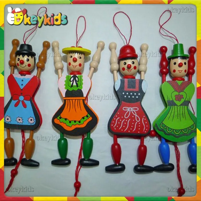 2016 Wholesale Kids Wooden Ventriloquist Puppets,Cheap Baby Wooden