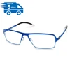 Free Form Green 924 Blue Expert Laminated Acetate Beta Titanium Prescription CE italy designer eyeglasses frames for men