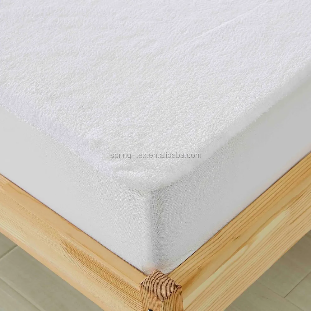 Coral Fleece Baby SafeRest Premium hypoallergenic color waterproof mattress protector with TPU fabric.jpg
