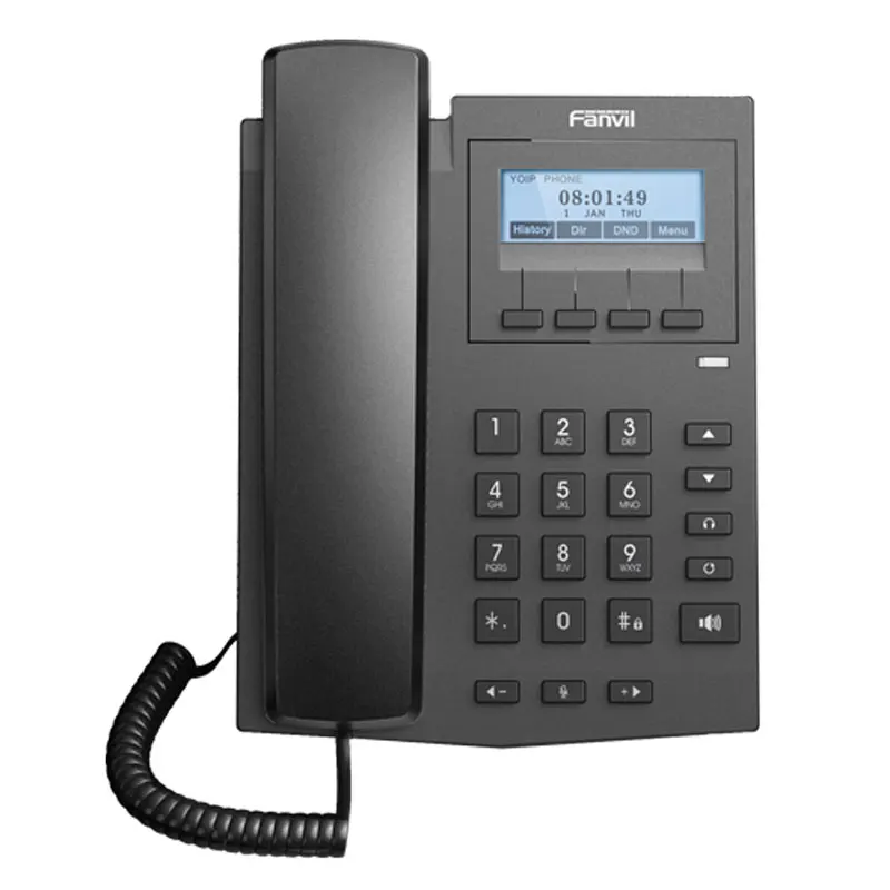 Basic Low Cost Cheap Voip Phone,2 Line Sip Phone,Fanvil X1 / X1p Entry